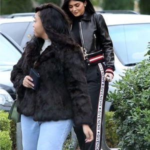 GIVENCHY Track Pants Side Tape Logo Sweatpants size 38